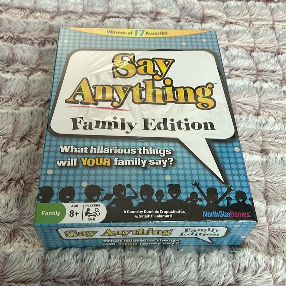 Say Anything Game - What Hilarious Things Will Your Family say ?